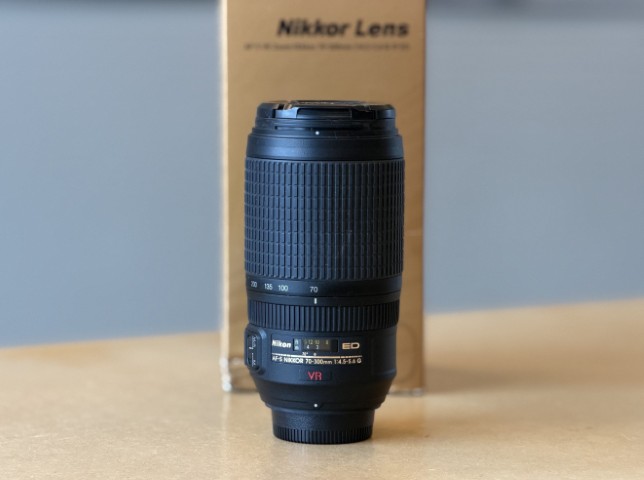 NIKON 70-300mm f/4.5-5.6G VR AF-S occasion - Afbeelding 2