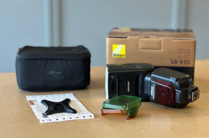 nikon SB-910 Speedlight met verpakking