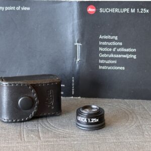 Leica M Zoekerloep 1.25x (12004) – Viewfinder Magnifier