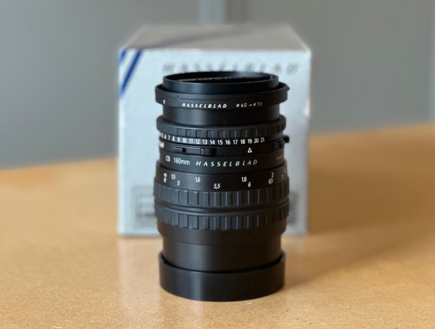 Hasselblad Carl Zeiss Tessar 160mm f/4.8 CB T* Lens (Mint / OVP)