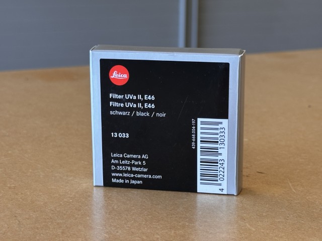 Leica 13033 E46 UVa II Filter - Afbeelding 2