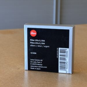 Alternative view of Leica 13034 E49 UVa II Filter