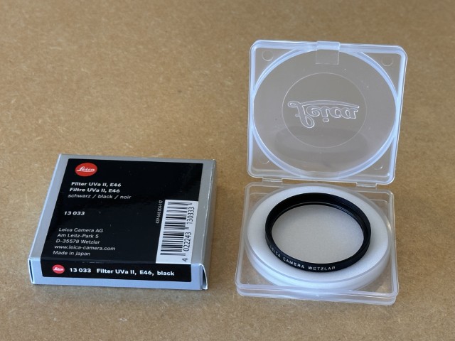 Leica 13033 E46 UVa II Filter